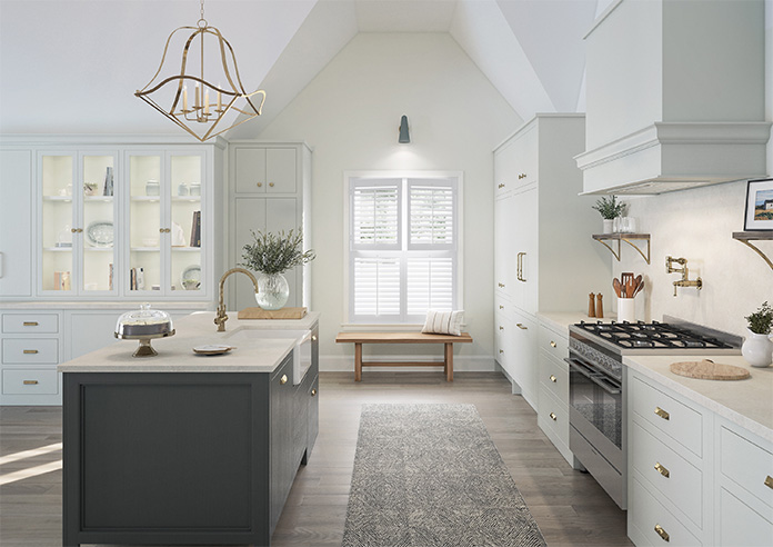 Bromley, Nimbus Grey - Tier on Tier Twist&Fit Plantation Shutter - Image 9